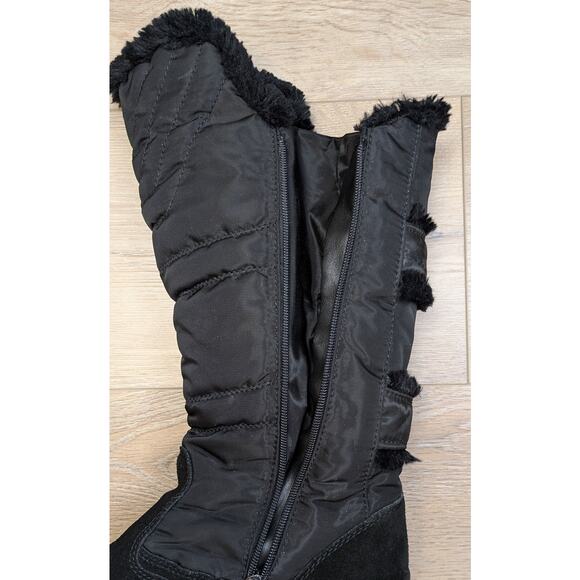 Pajar Canada Chloe Women's Winter Snow Boots Size 10 BlackTall  Zip Waterproof - Picture 5 of 12